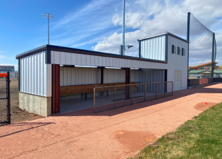 Wiggins School Baseball Dugouts
